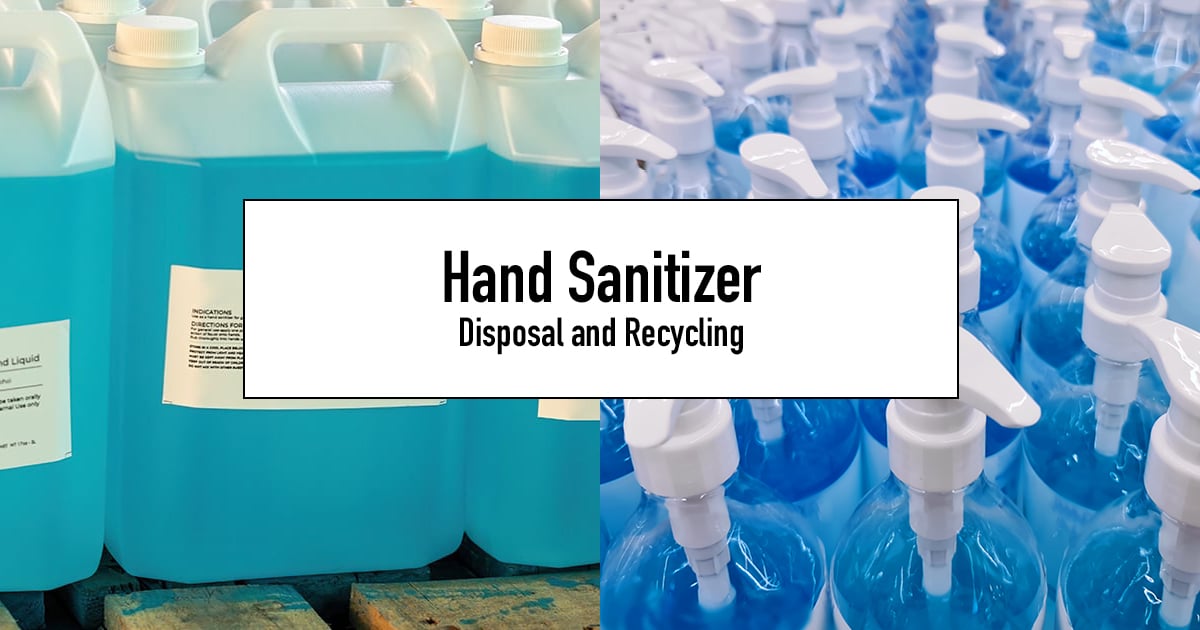 Hand Sanitizer Disposal